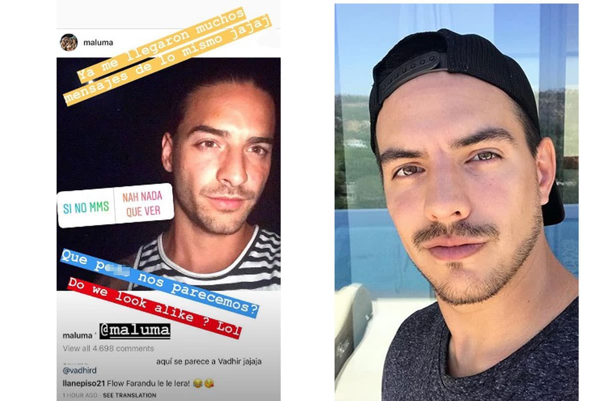 Maluma fue comparado con Vadhir Derbez y él responde