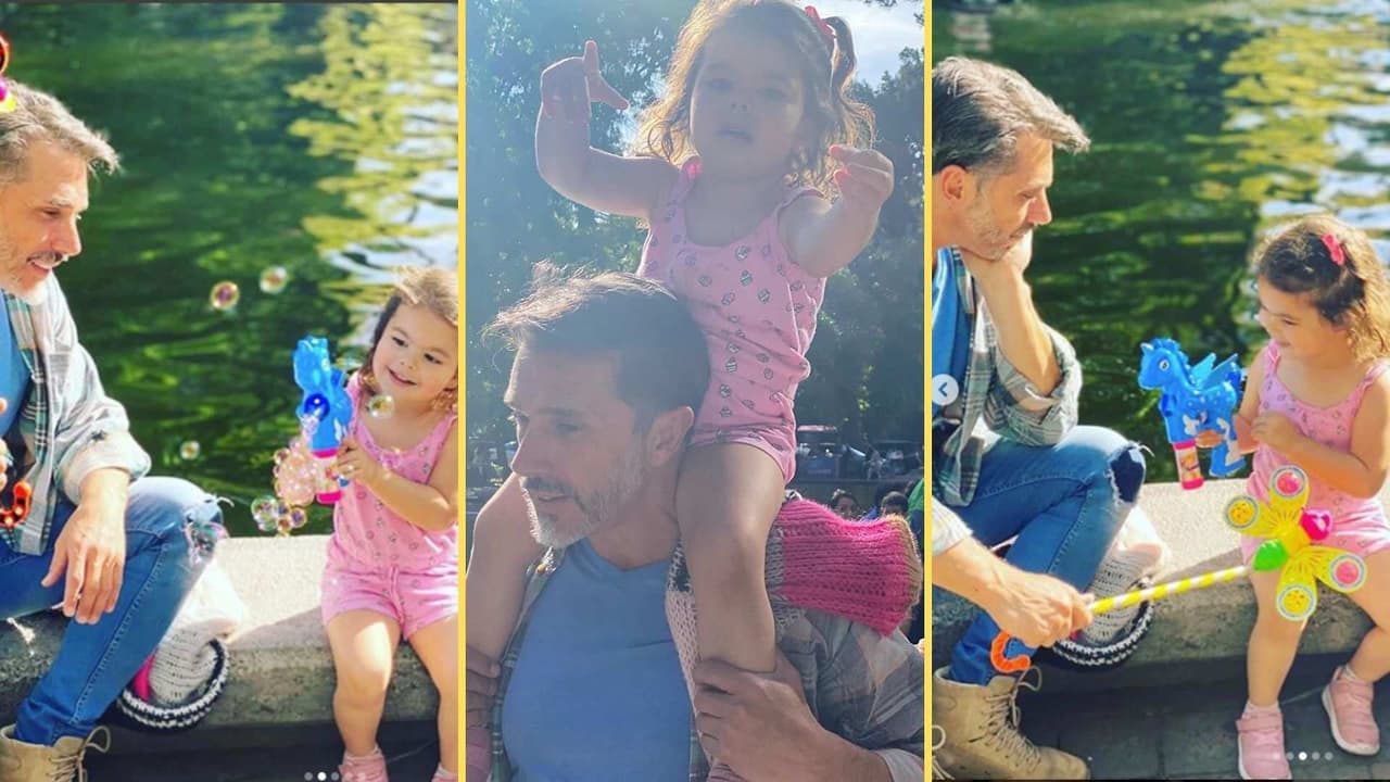 "Estoy con el abuelo de mi vida”: Sergio Mayer comparte cómo fue la inesperada visita de su nieta Mila