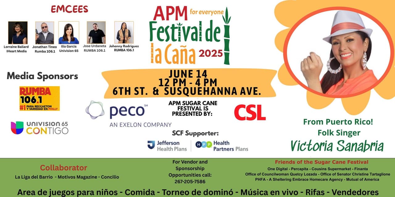 Celebra en grande el Festival de la Caña de APM en Filadelfia