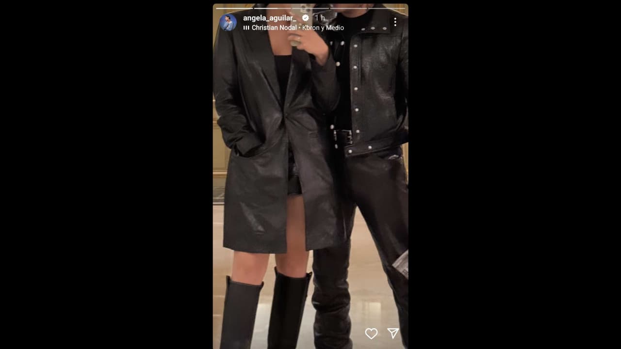 Ángela Aguilar reacciona a los rumores y publica foto con Nodal