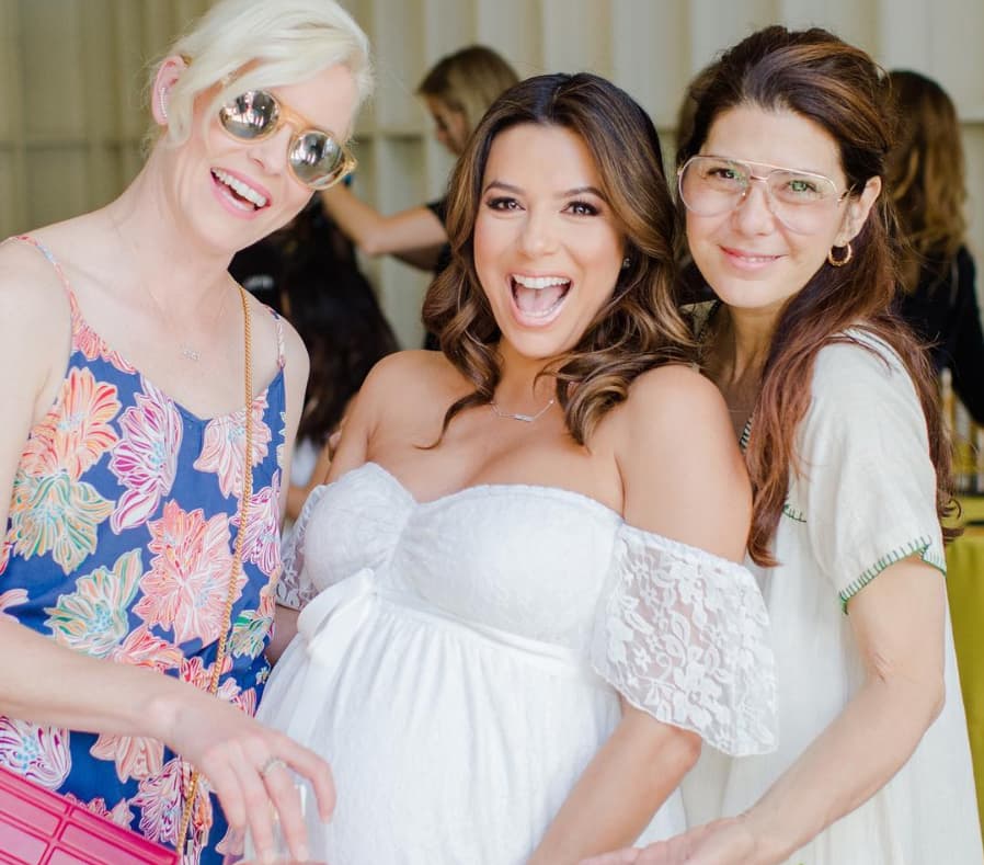 Eva Longoria junto a Elizabeth Banks y Marisa Tomei