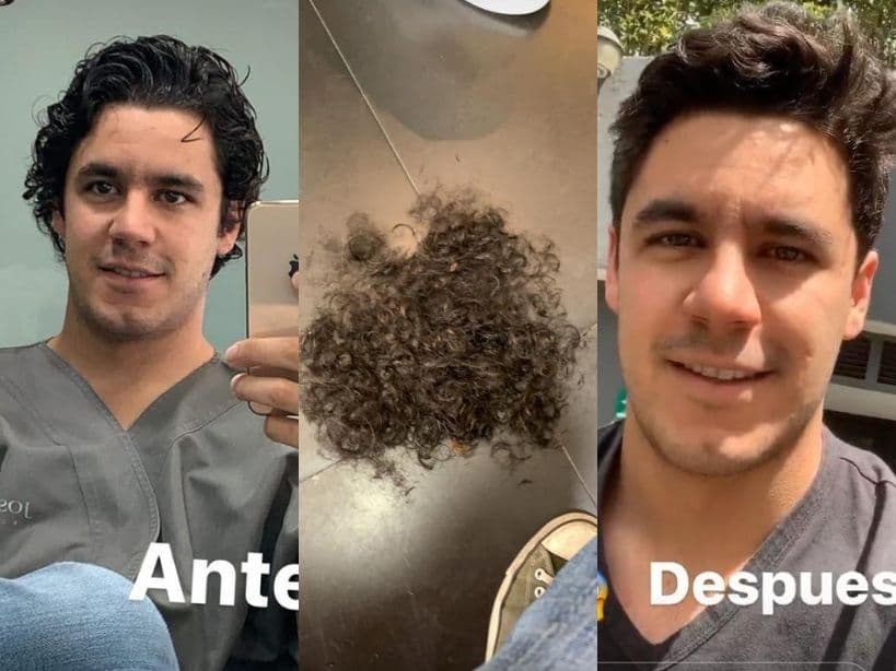 Eduardo Capetillo Jr. compartió con sus seguidores el entes y después de su transformación.