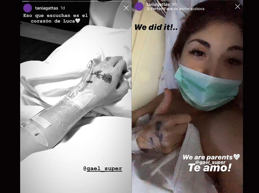 Tania Gattas anuncia el nacimiento de su hijo