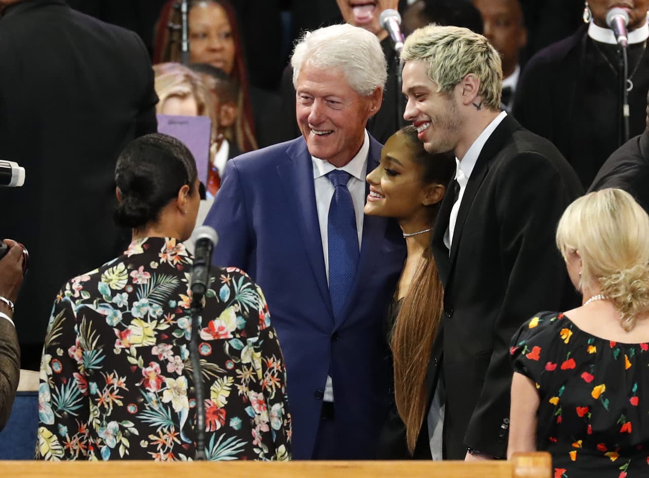 Ariana asistió a este evento con su prometido Pete Davidson