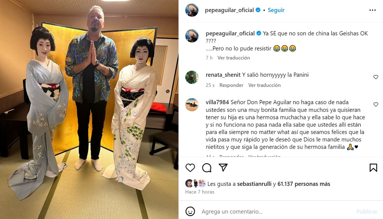 Pepe Aguilar ignora polémica de Ángela y Nodal; aparece de vacaciones