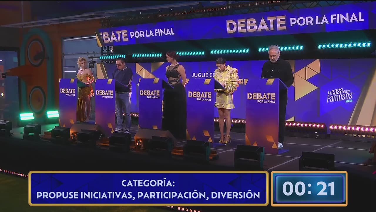 Así fue el debate de los finalistas de La Casa de los Famosos México