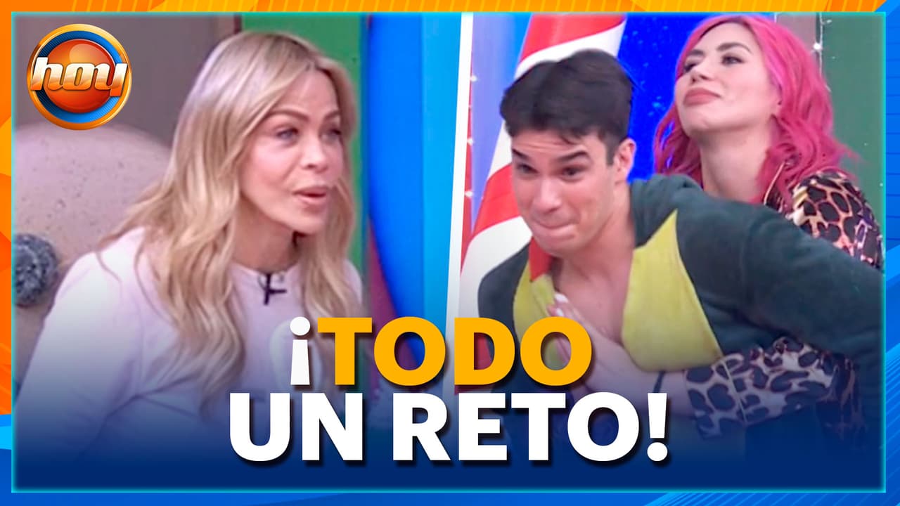 Bebeshita y Brandon NO LOGRAN coordinarse bien en el juego ‘Pegados’