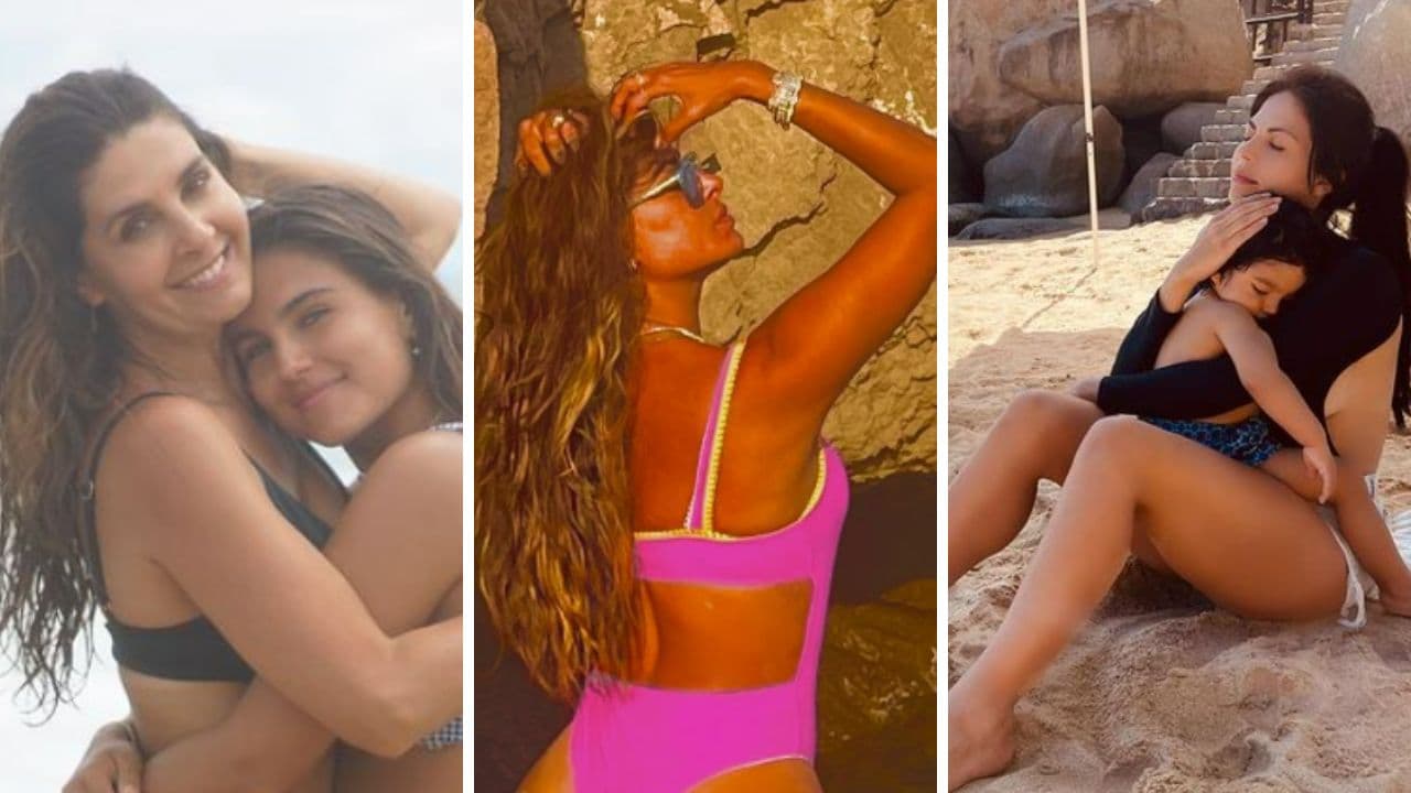 5 fotos de famosas en la playa que causaron sensación en el espectáculo