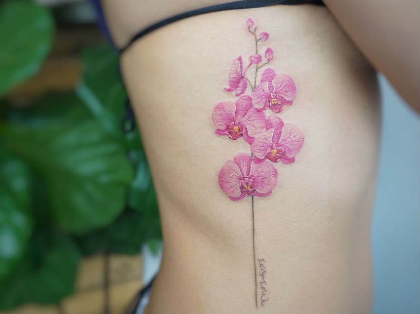 Acuario. Una flor hermosa, vulnerable, delicada y valiosa como la orquídea, representa todas tus cualidades. ¡Llévala en la piel!