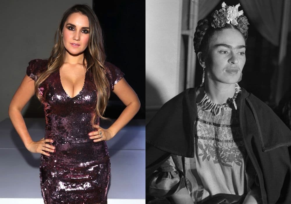 Dulce María siente una gran admiración por Frida Kahlo, pero no solo por la gran artista que fue, también porque es su tía abuela.
