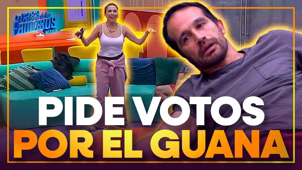 Dalílah Polanco PIDE VOTOS por el Guana al verlo tan DECAÍDO
