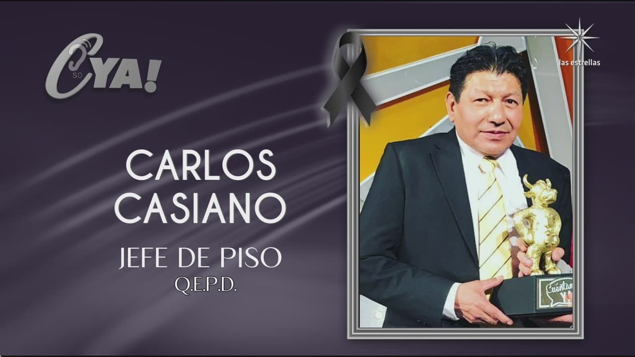 Así le dicen adiós a Casiano, integrante de Hoy