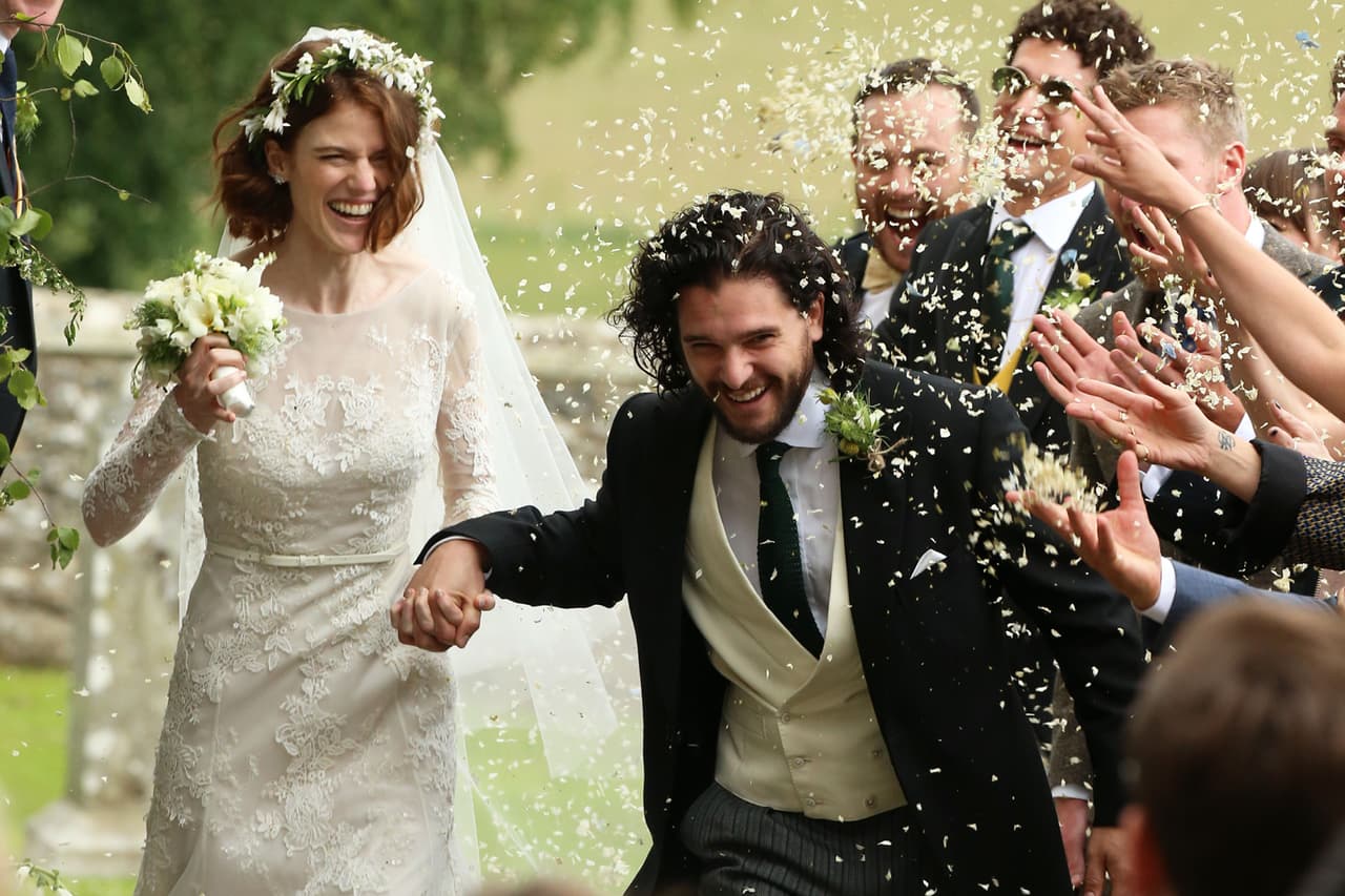 Kit Harington y Rose Leslie llevaron su romance de la pantalla chica a la vida real (FOTO: The Grosby Group)