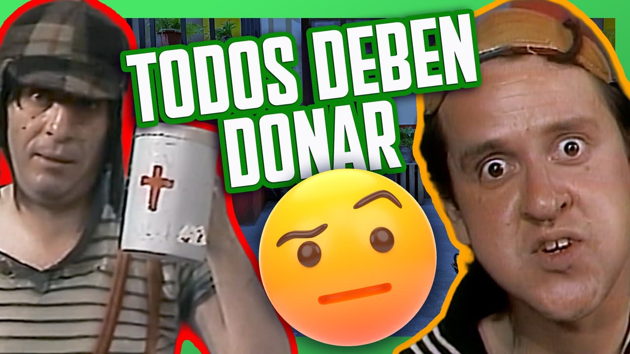 El Chavo pide donaciones para la Cruz Roja
