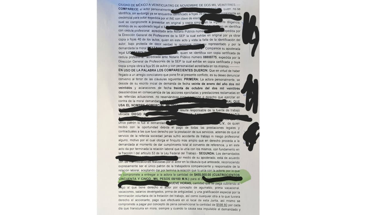 El documento fue publicado en Twitter