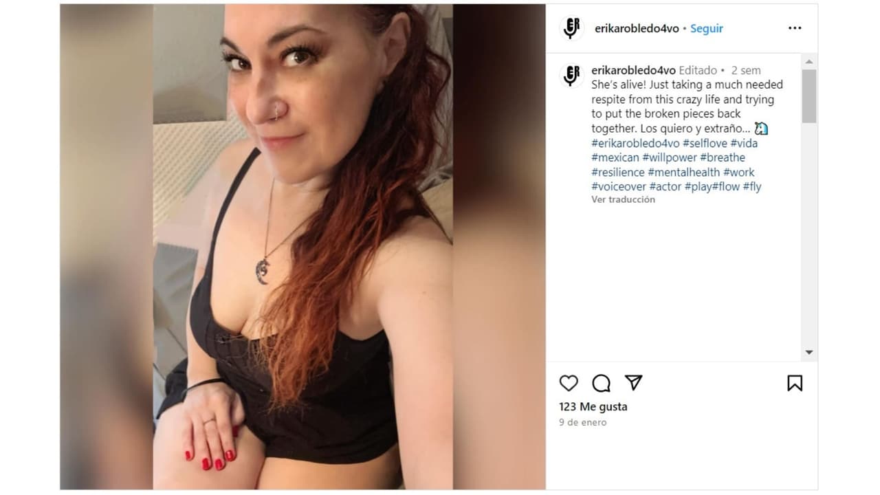 La última publicación de Erika Robledo.