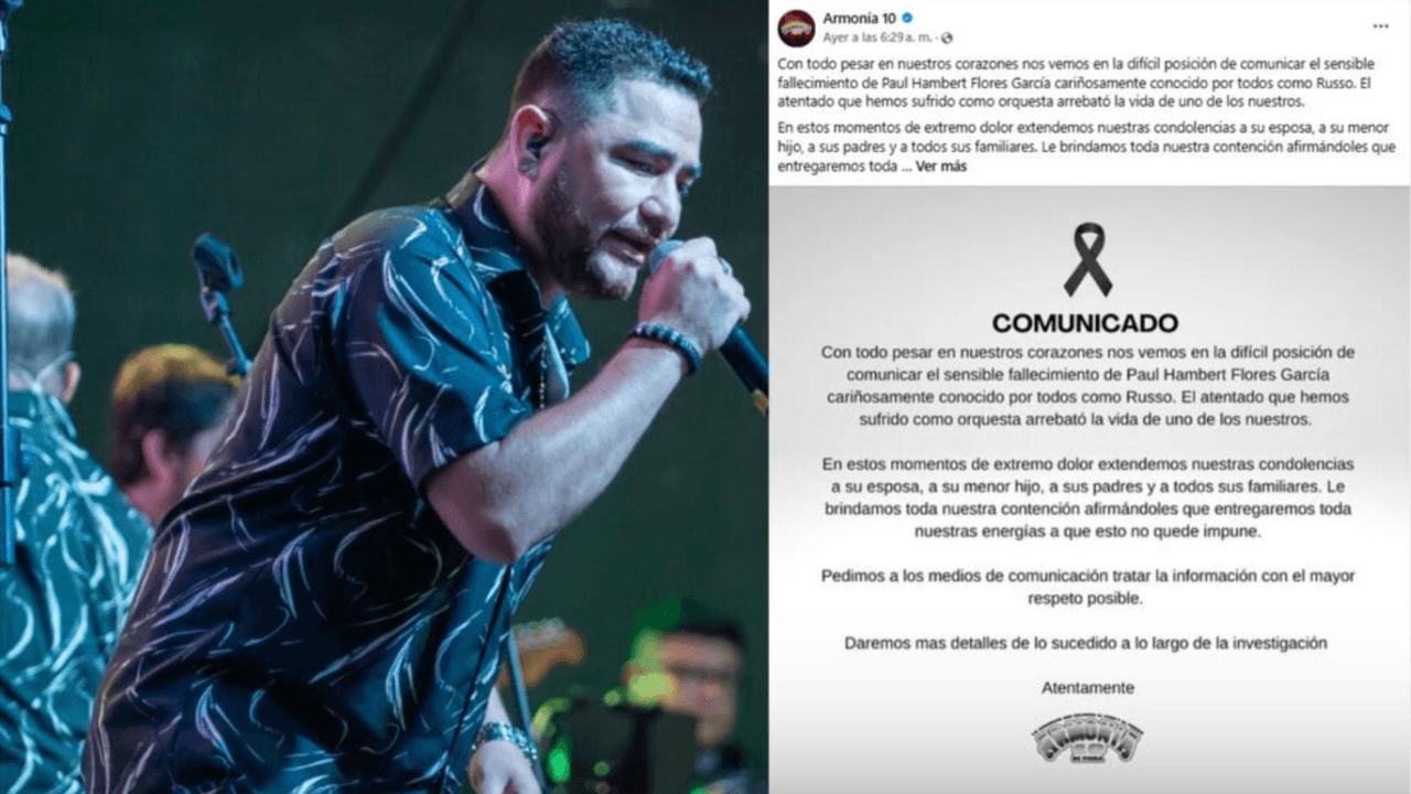 Muere querido cantante a los 40 años; deja huérdano a su hijo pequeño