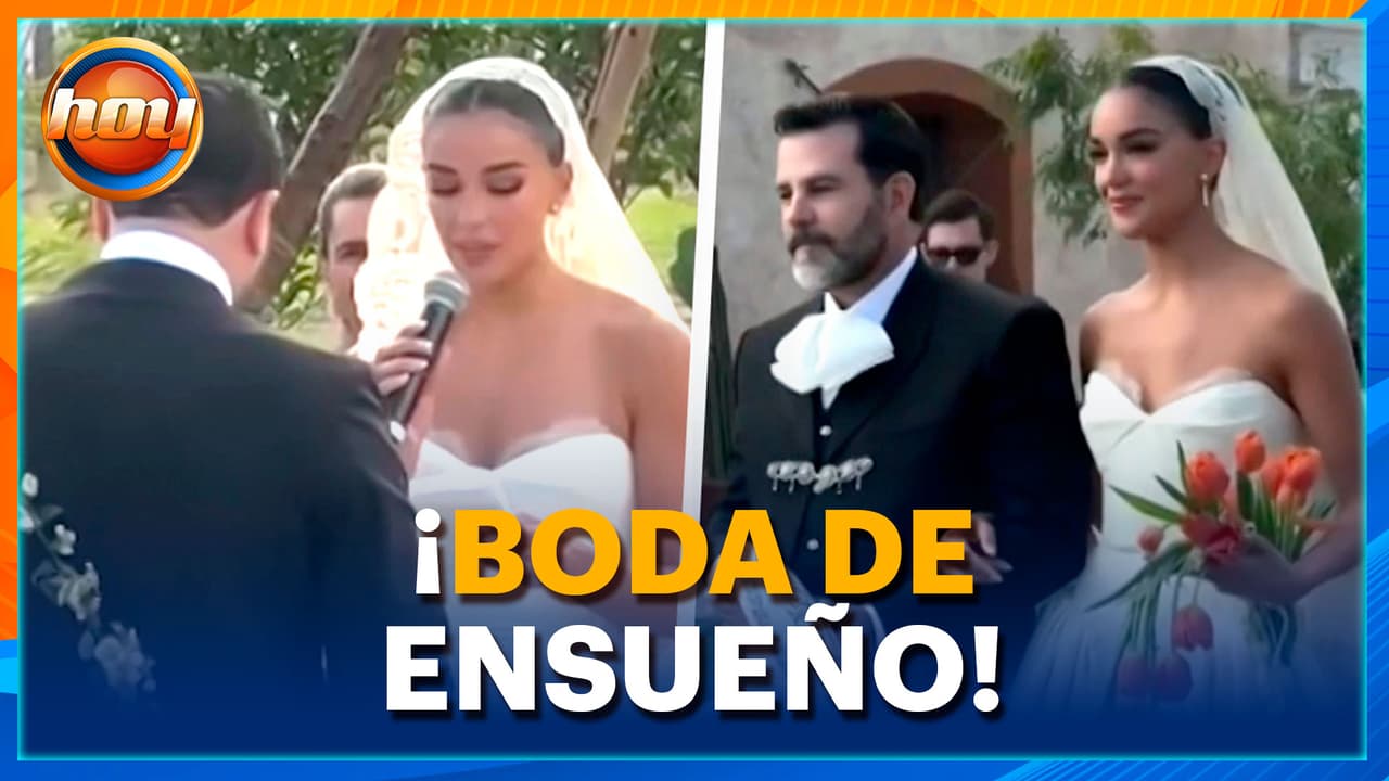 Ale Capetillo y Nader Shoueiry se casan en una boda íntima… ¡y llena de glamour!