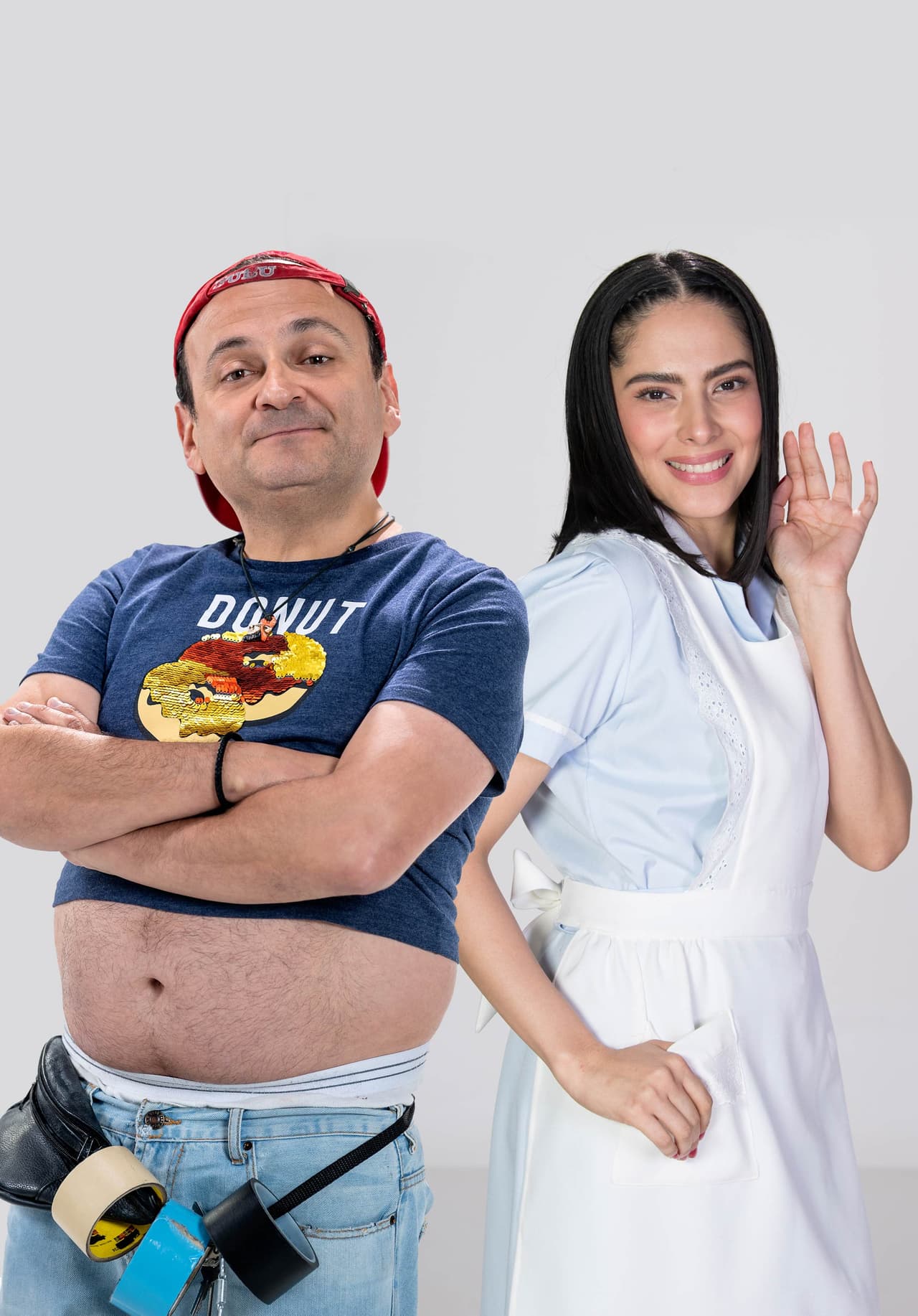 Virginia y Germán no son precisamente una pareja, ella solo coquetea para aprovecharse del ingenuo corazón de Germán.