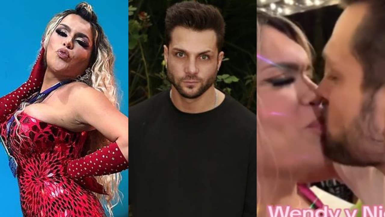 Wendy y Nicola se dan beso en la boca en fiesta de Galilea Montijo