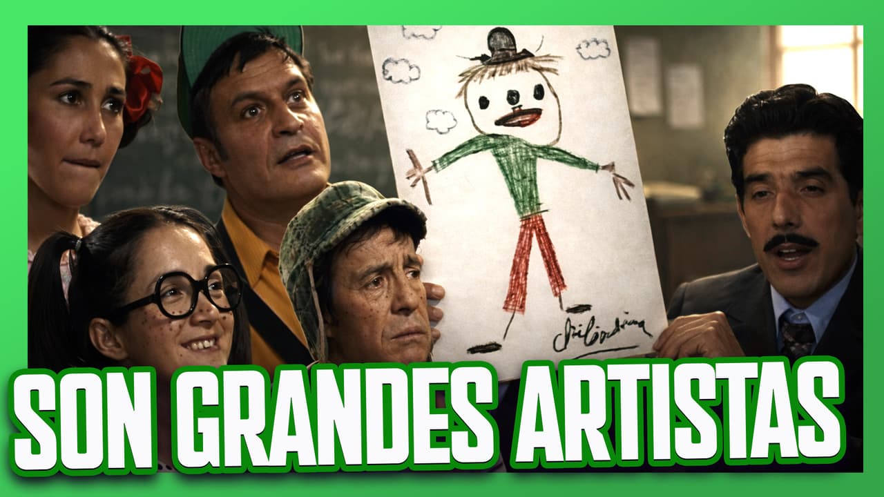 El Profesor Jirafales hace un examen de dibujo