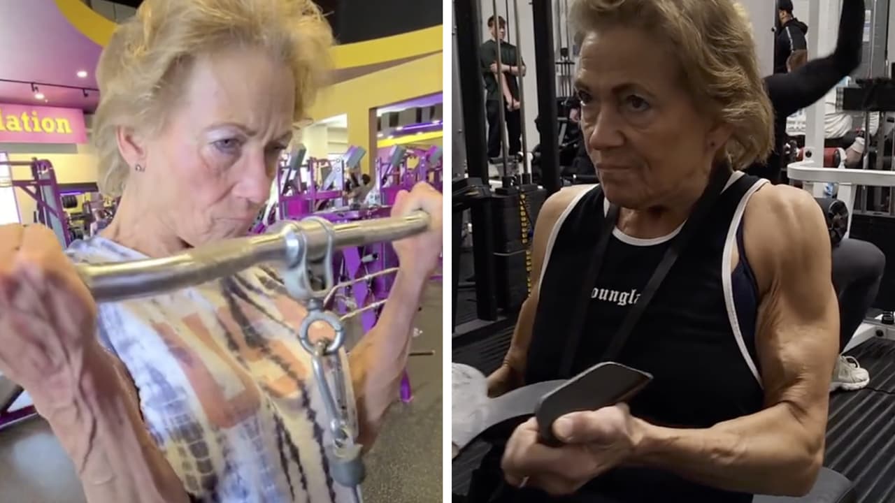 Abuelita ‘fitness’ causa impacto en TikTok con sus asombrosos músculos a sus 66 años