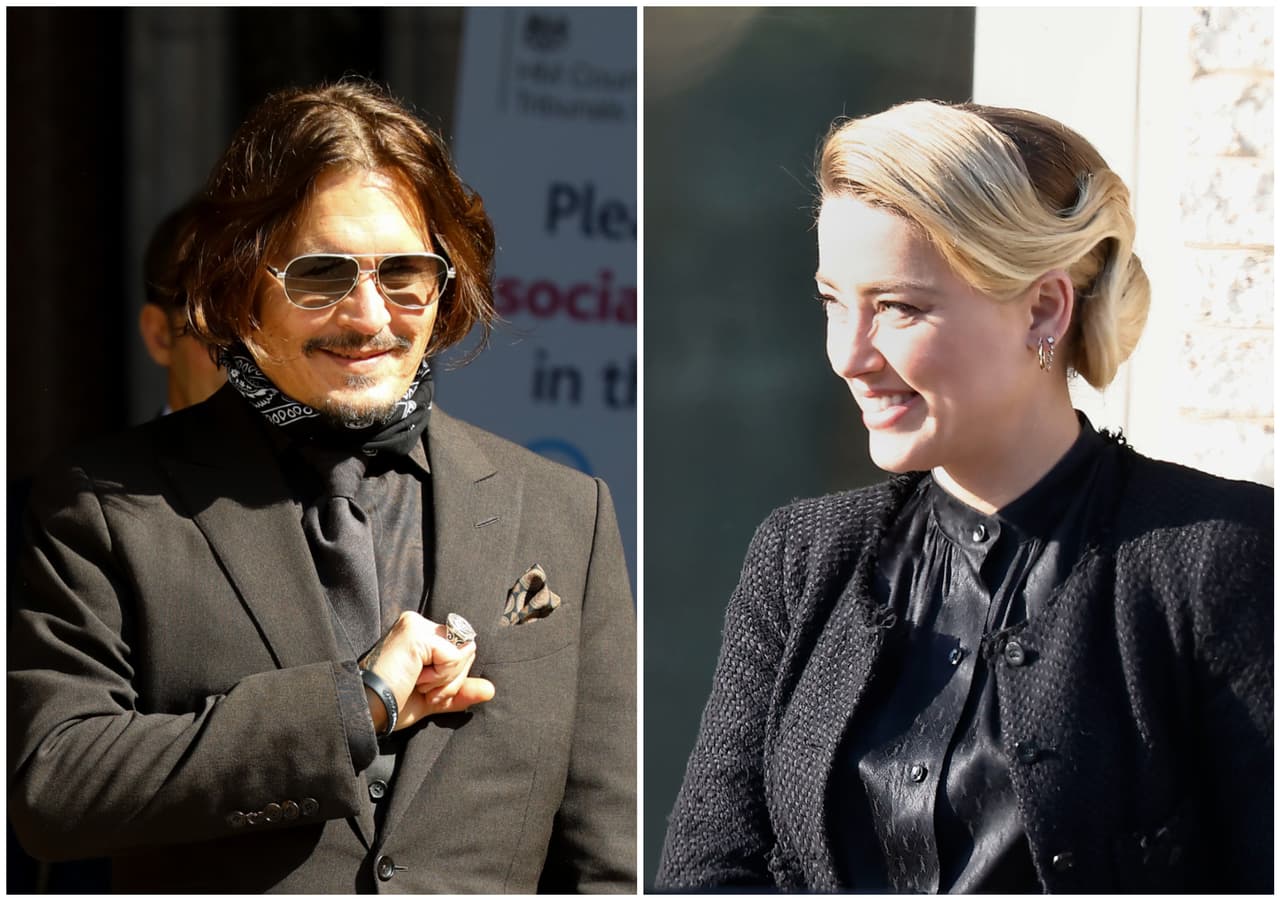 El fenómeno de los looks de Johnny Depp que Amber Heard replica