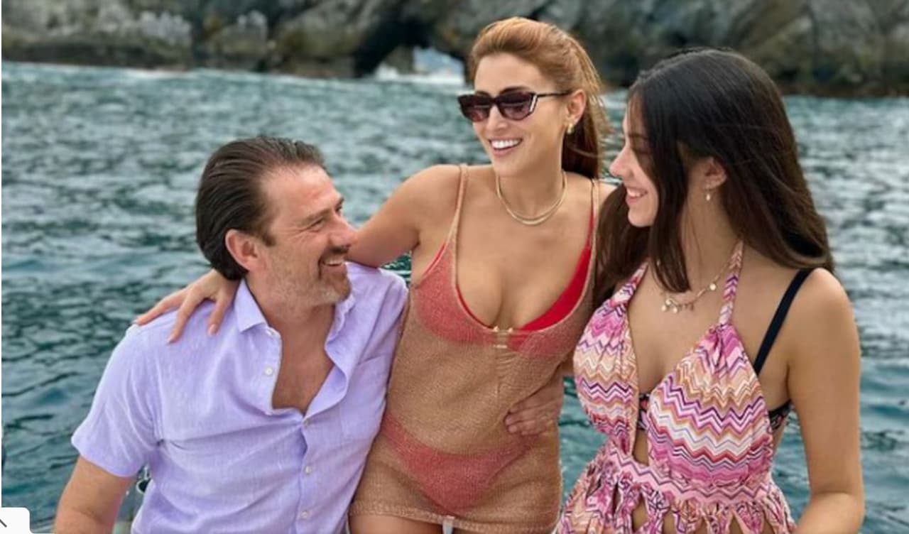 Eduardo Videgaray, Sofía Rivera Torres y su hija Andrea