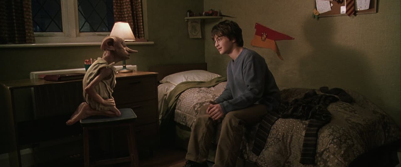 'Dobby' en la película 'Harry Potter y la Cámara Secreta'
