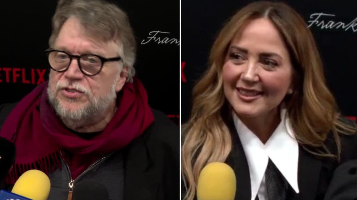 Guillermo del Toro trae a México su 'Frankenstein' y Andrea Legarreta le declara su 'amor'