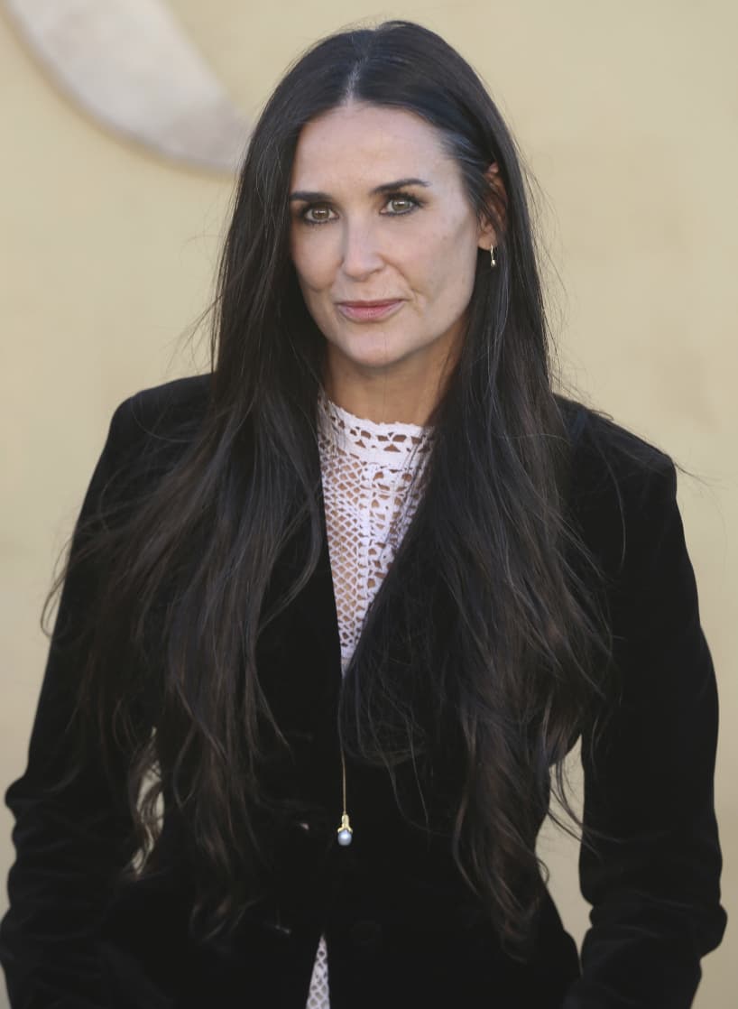 Demi Moore vivió una infancia llena de carencias.