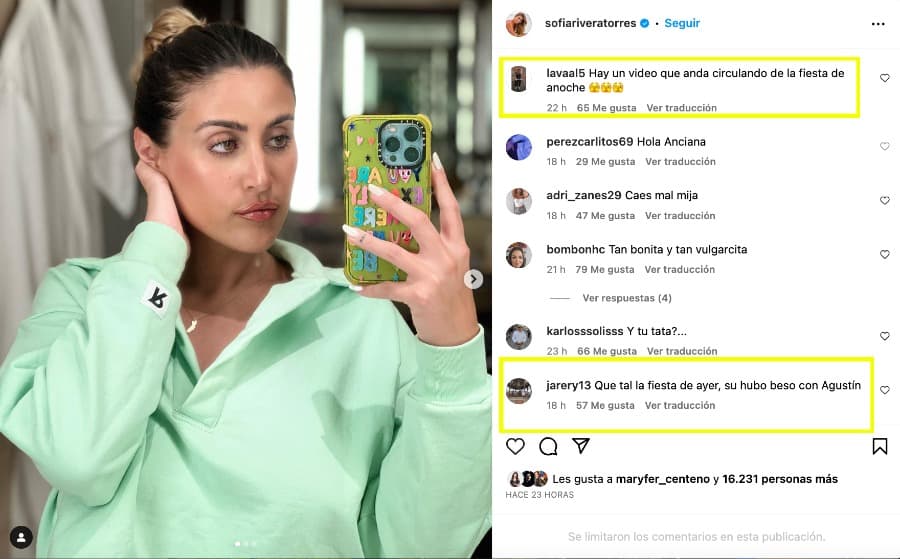 Instagram Sofía Rivera Torres