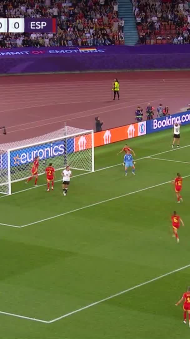 ¡GRANDIOSA! Cata EVITA el GOL al 95’ DOS VECES! | Alemania 0-0 España | UEFA Euro Femenina