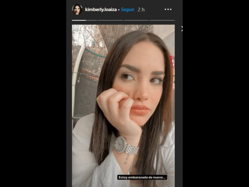 Con esta foto, Kimberly Loaiza anunció su supuesto nuevo embarazo