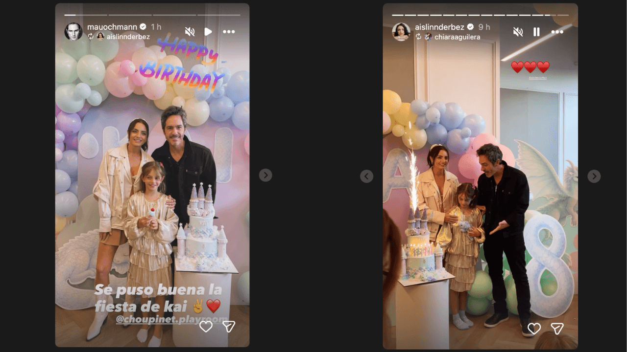 Aislinn Derbez y Mauricio Ochmann celebran cumpleaños de su hija con tremenda fiesta; presumen en fotos a Kailani