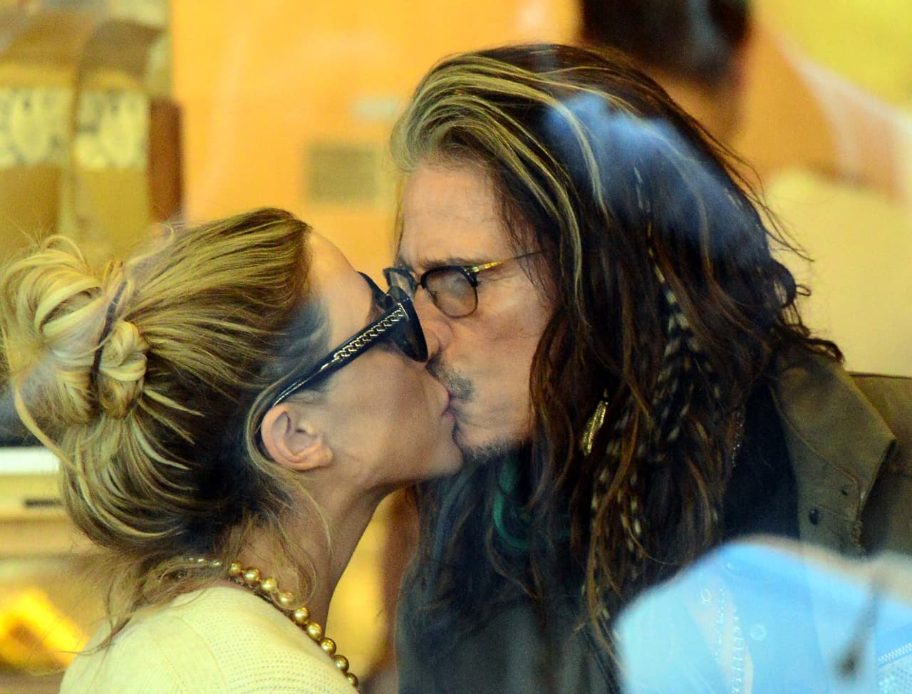 Steven Tyler y Aimee Preston