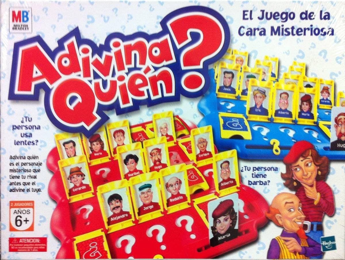 Adivina Quién. "¿Tu personaje tiene barba?" era una de las preguntas más populares que te permitía saber quién era el personaje misterioso que tenía tu compañero de juego.