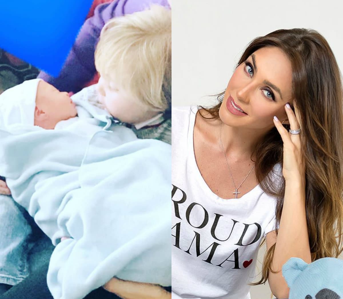 Anahí muestra la cara de su hijo Emiliano y fans afirman que es 'idéntico' a Manuelito