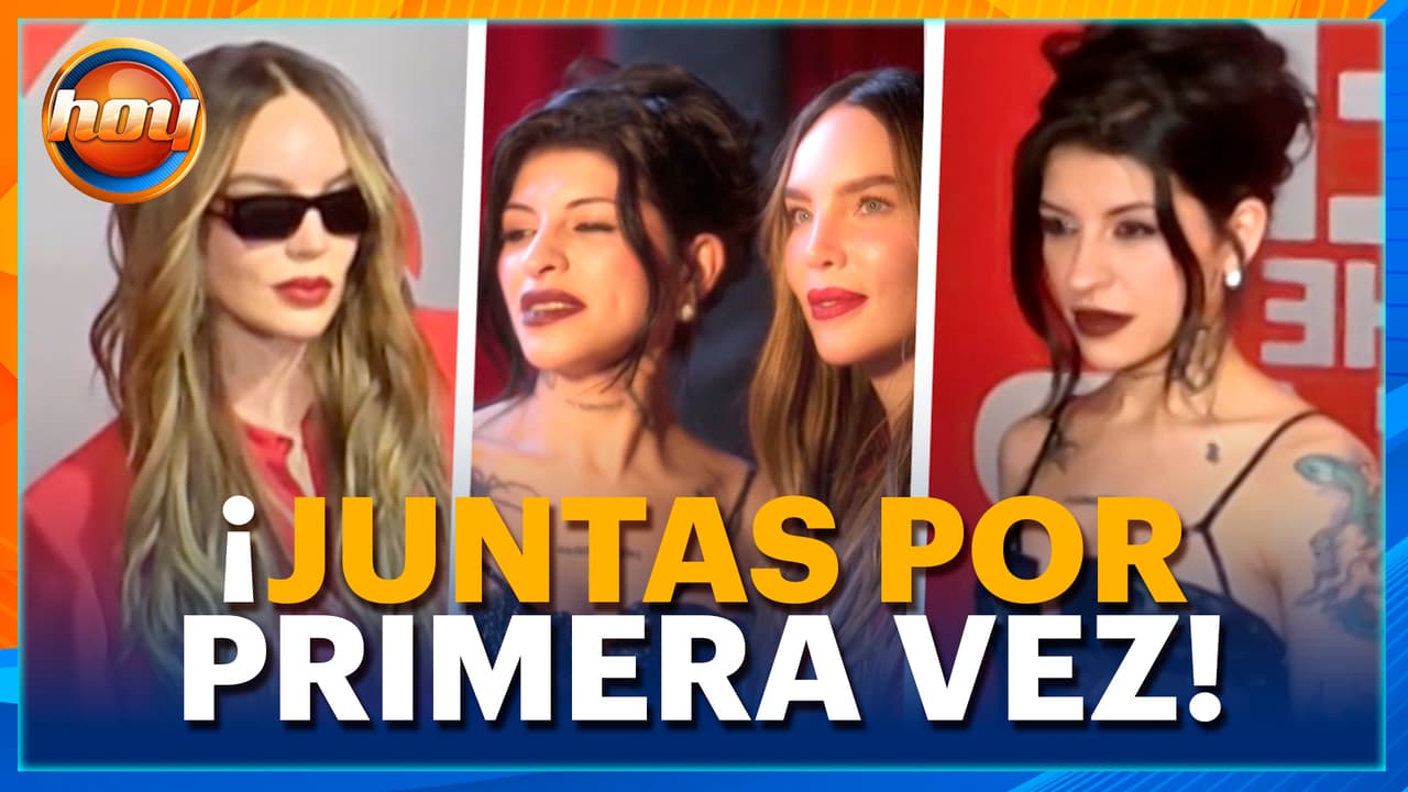 Belinda y Cazzu SORPRENDEN al posar juntas y se dejan ver conversando