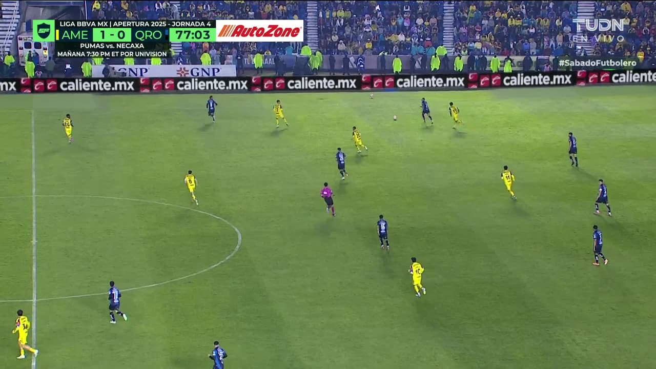 ¡GOL!  anota para Mazatlán FC. Nicolás Benedetti