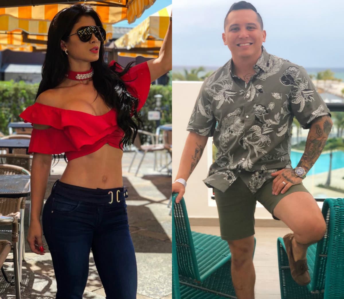 Edwin Luna publica video en el que su esposa Kimberly Flores lo maquilla