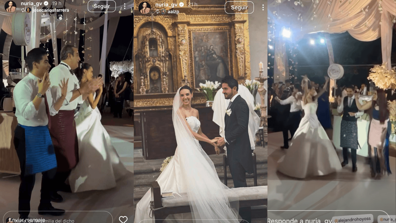 Actriz de Como dice el dicho se casa en lujosa boda; muestran desde el vestido de novia hasta impactante baile con Omar Fierro