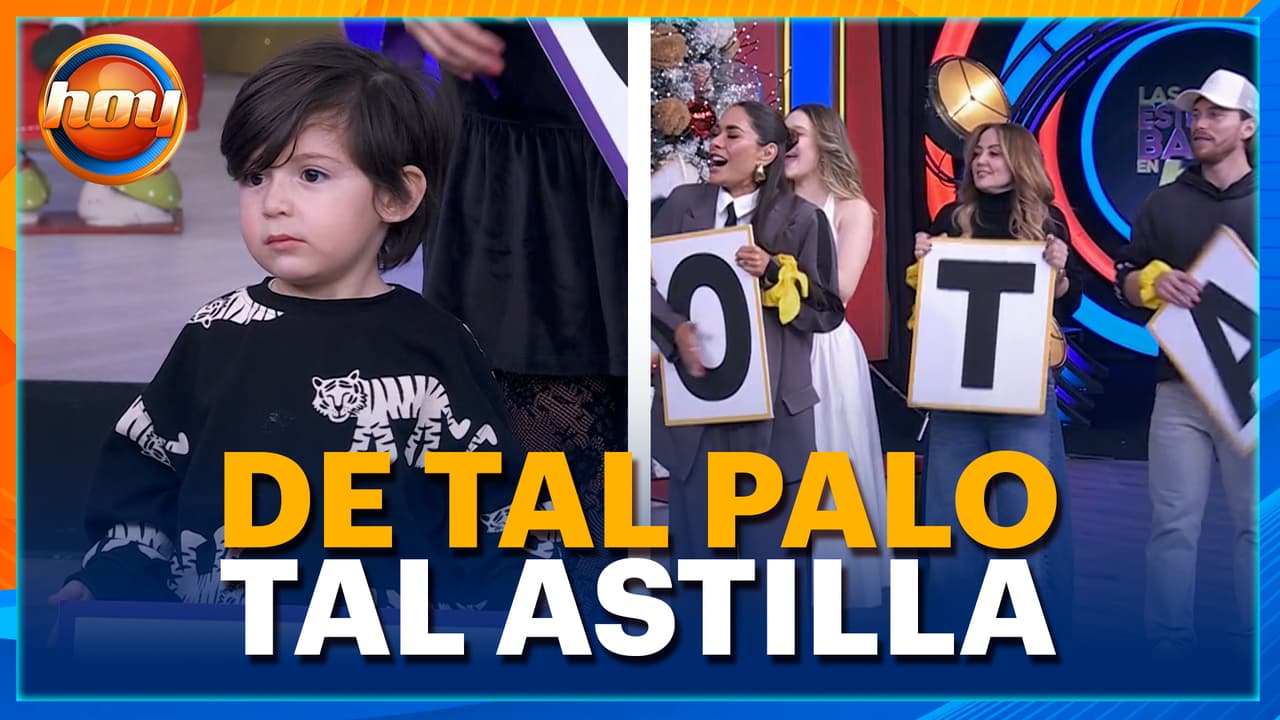 Emilio salió igualito a su mamá de competitivo