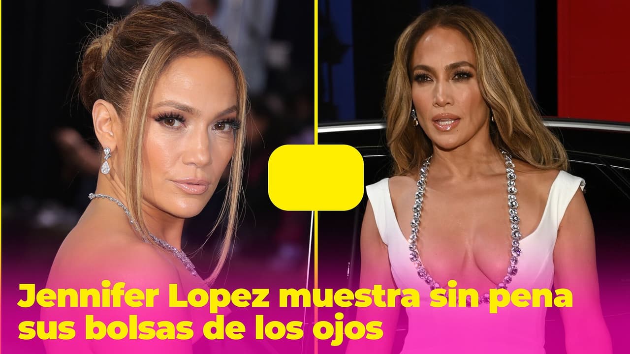 JLo muestra sin pena sus bolsas de los ojos y revela sus secretos para una piel espectacular