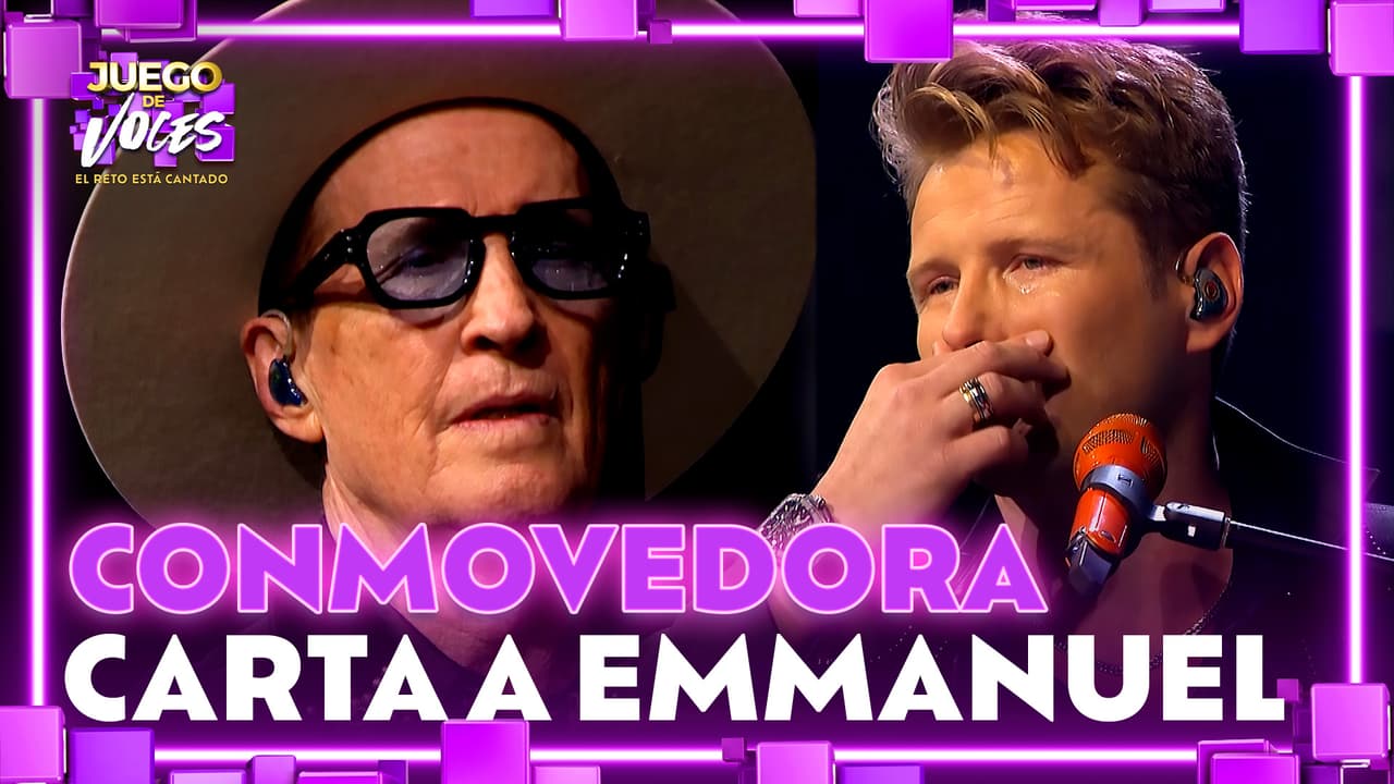Alexander Acha dedica canción a Emmanuel en 'Juego de Voces 2025'