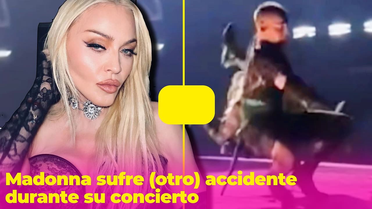 Madonna terminó en el suelo durante un concierto: ¿fue su culpa o del bailarín?