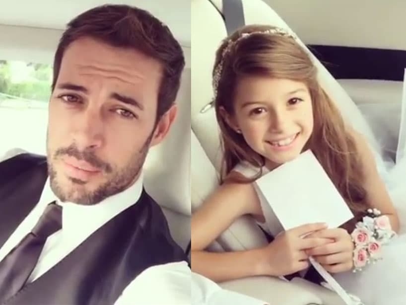 En mayo de 2017, William Levy acompañó a su hija a un baile, por ello se vistieron muy elegantes para ese evento especial.