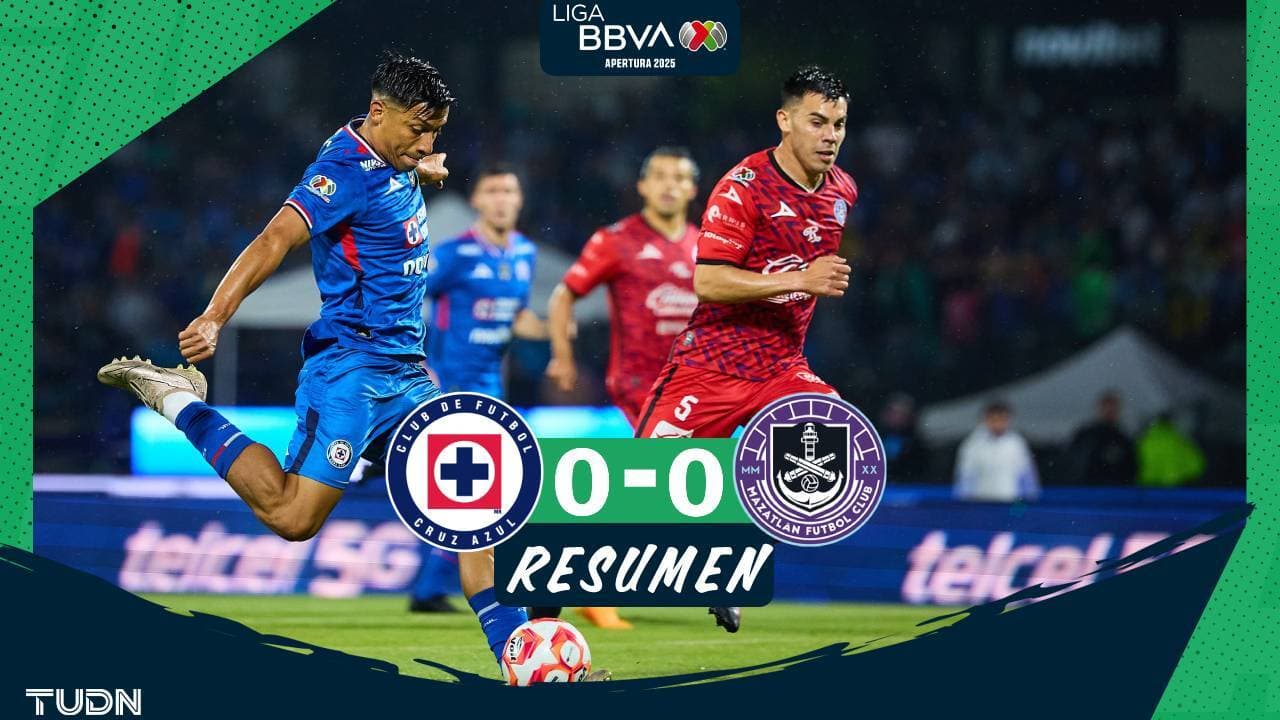 Resumen | Cruz Azul queda a deber en el debut de Larcamón como técnico