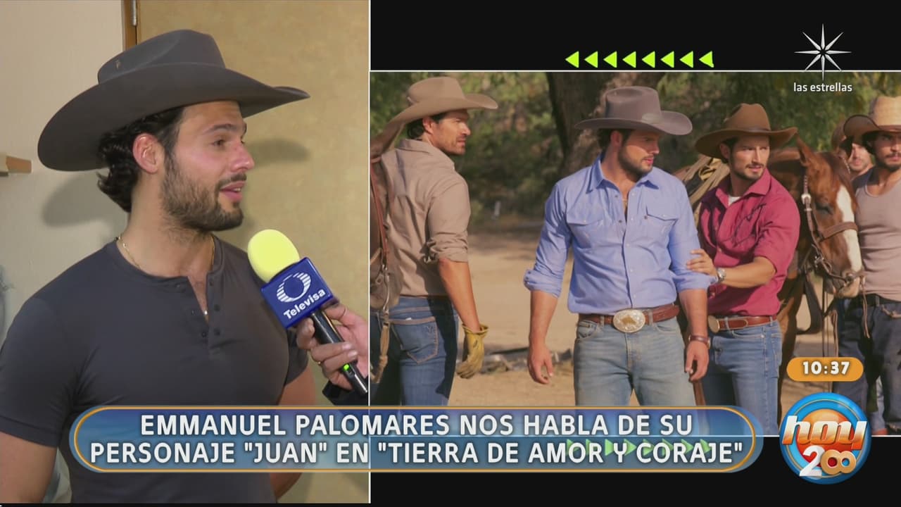 Emmanuel Palomares sorprende al revelar en Hoy qué hizo para Tierra de Amor y Coraje