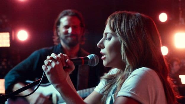 A Star Is Born fue protagonizada por Bradley Cooper y Lady Gaga
